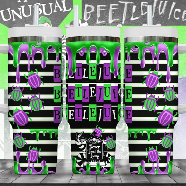 Beetlejuice 40oz Stanley Tumbler - ANHNV 5365