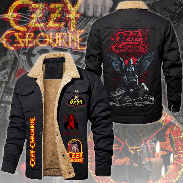 Black Sabbath Ozzy Osbourne 2D Winter Fleece Jacket - ANHNV 5374