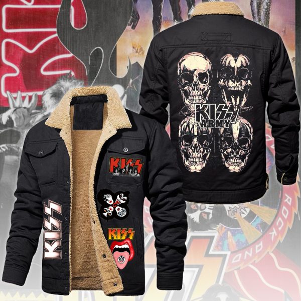 Kiss Band 2D Winter Fleece Jacket - ANHNV 5397