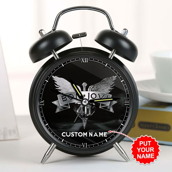 Personalized Bon Jovi Custom Alarm Clock - TANTN 8315