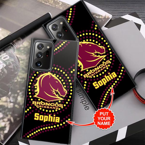 Personalized Brisbane Broncos Phone Case - VANDH 3509