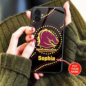 Personalized Brisbane Broncos Phone Case - VANDH 3509