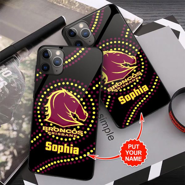 Personalized Brisbane Broncos Phone Case - VANDH 3509