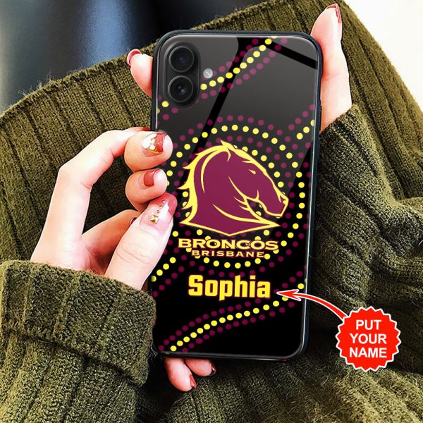 Personalized Brisbane Broncos Phone Case - VANDH 3509