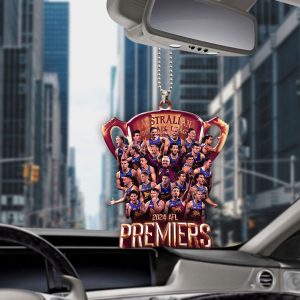 Brisbane Lions Custom Shape 1-sided Acrylic Car Ornament - HOATT 6397