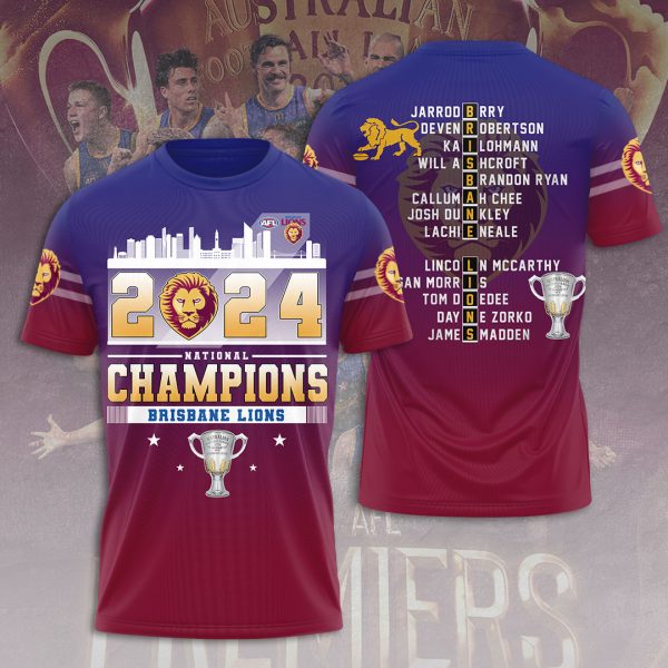 Brisbane Lions 3D Apparel - VANDH 3540