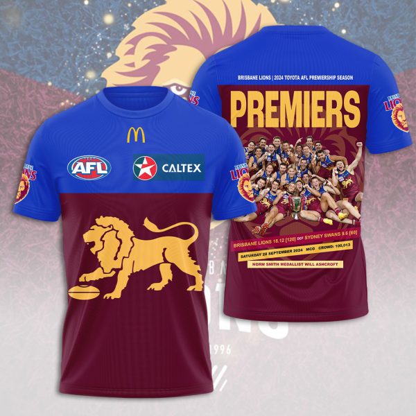 Brisbane Lions 3D Apparel - VANDH 3547