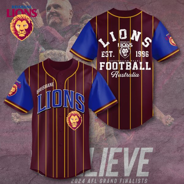 Brisbane Lions Baseball Jersey - TANTN 8395