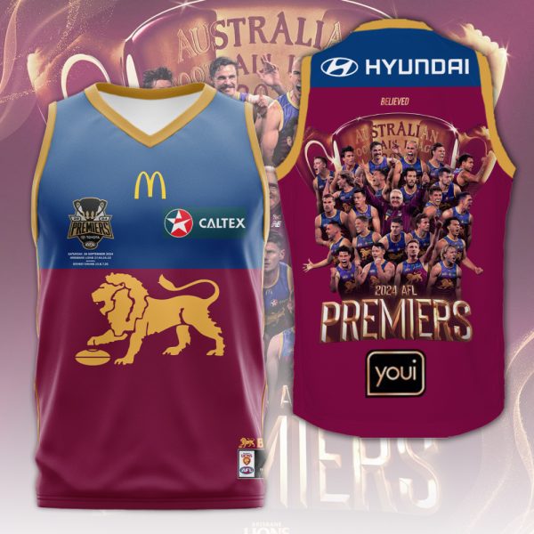 Brisbane Lions Basketball Jersey - TANTN 8535