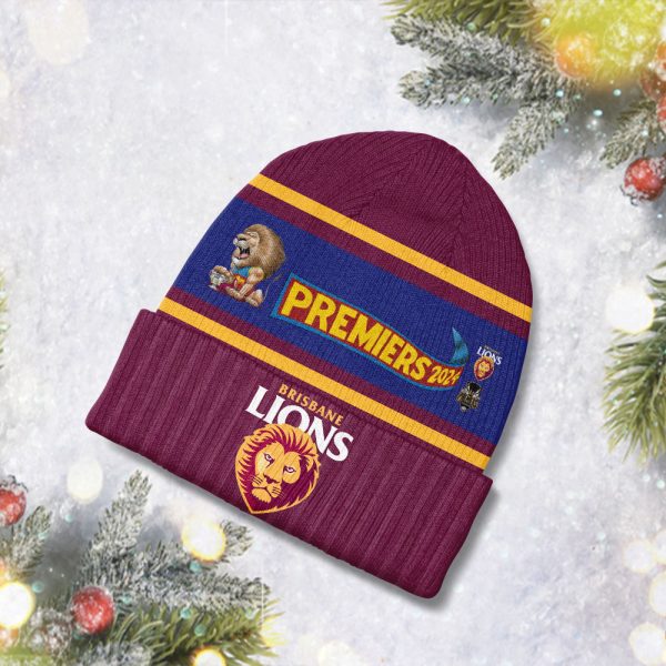 Brisbane Lions Beanie Hat - MAITM 8196