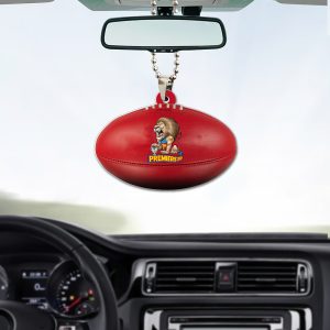 Brisbane Lions Custom Shape 2-sided Acrylic Car Ornament - MAITM 8219