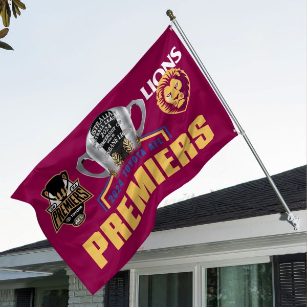 Brisbane Lions 3D House Flag - HOATT 6400