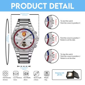 Brisbane Lions Gentleman Stainless Steel Watch - TANTN 8532