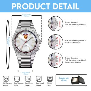 Brisbane Lions Gentleman Stainless Steel Watch - TANTN 8534