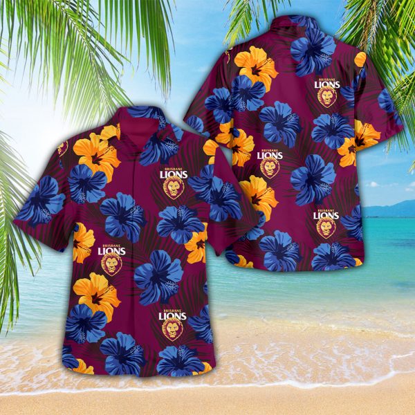 Brisbane Lions 3D Hawaiian Shirt - VANDH 3556