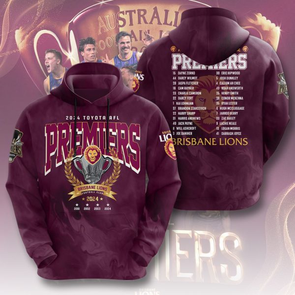 Brisbane Lions 3D Apparel - TANTN 8527