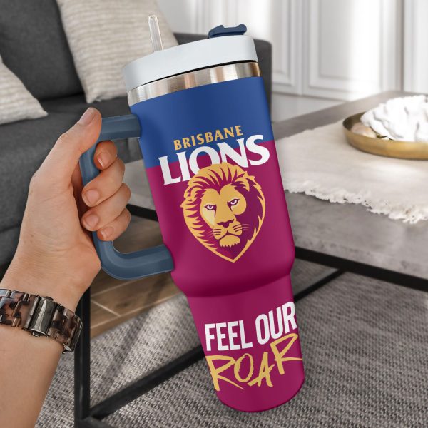 Personalized Brisbane Lions 40oz Stanley Tumbler - MAITM 8209