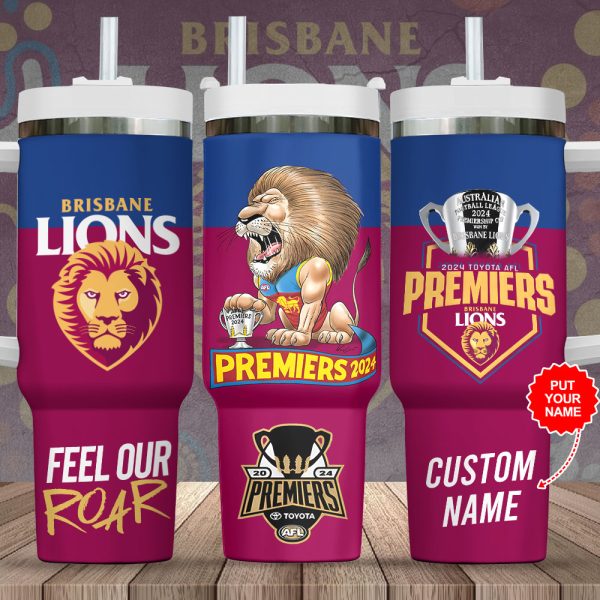 Personalized Brisbane Lions 40oz Stanley Tumbler - MAITM 8209