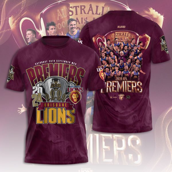 Brisbane Lions 3D Apparel - TANTN 8524