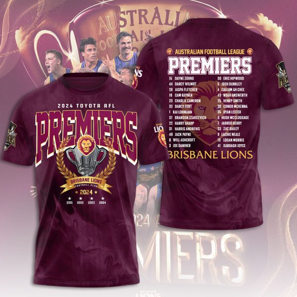 Brisbane Lions 3D Apparel - TANTN 8527