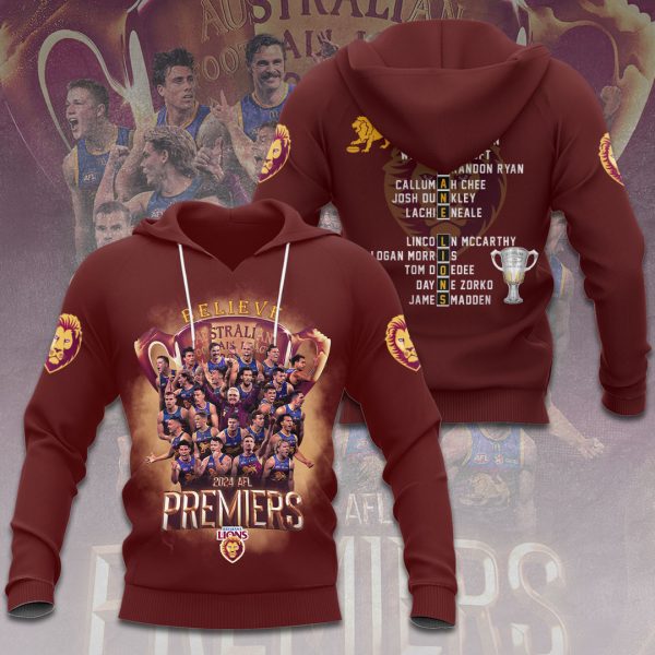 Brisbane Lions 3D Apparel - VANDH 3539