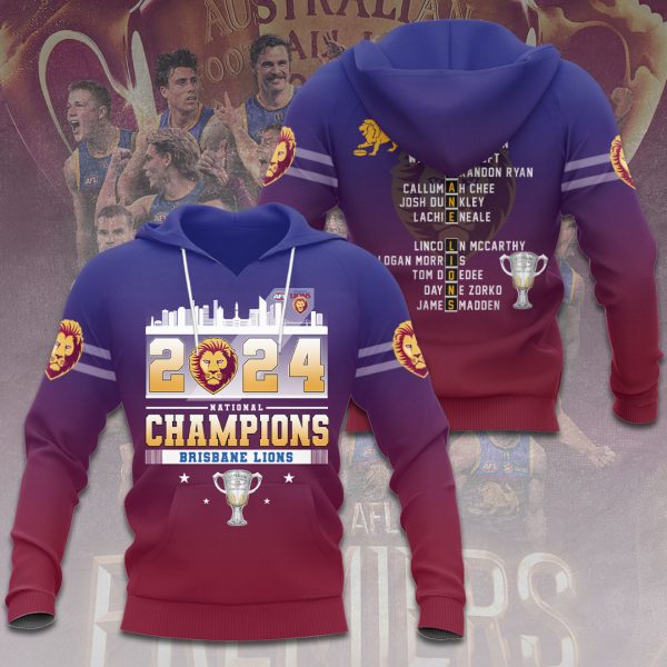 Brisbane Lions 3D Apparel - VANDH 3540