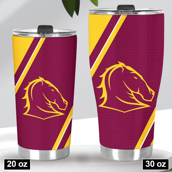 Personalized Brisbane Broncos Tumbler Cup - VANDH 3478