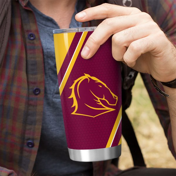 Personalized Brisbane Broncos Tumbler Cup - VANDH 3478