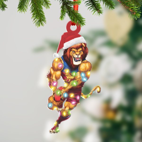 Brisbane Lions Custom Shape 2-sided Acrylic Ornament – HOATT 6373