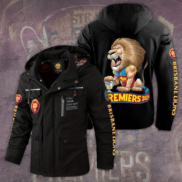 Brisbane Lions 2D Parka Jacket - TANTN 8501