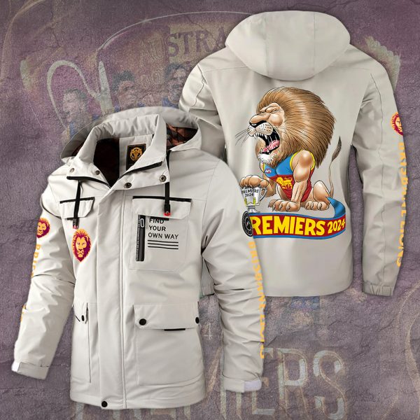 Brisbane Lions 2D Parka Jacket - TANTN 8501