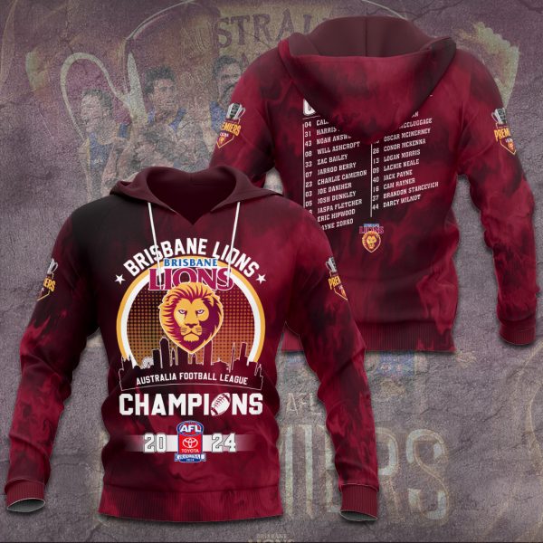 Brisbane Lions 3D Apparel - TANTN 8507