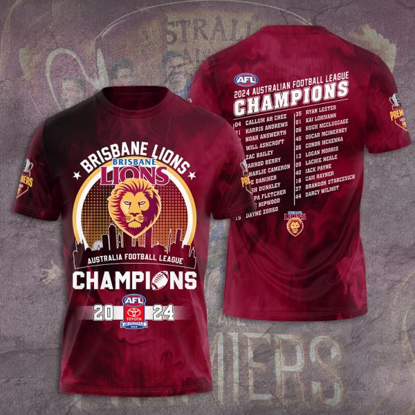 Brisbane Lions 3D Apparel - TANTN 8507