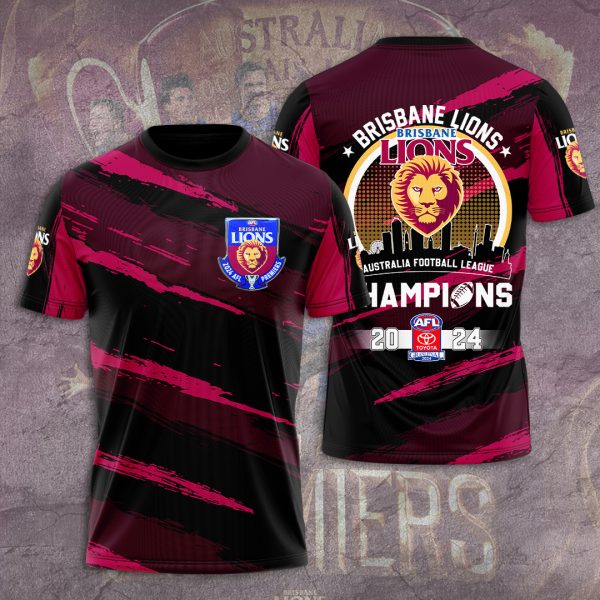 Brisbane Lions 3D Apparel - TANTN 8513