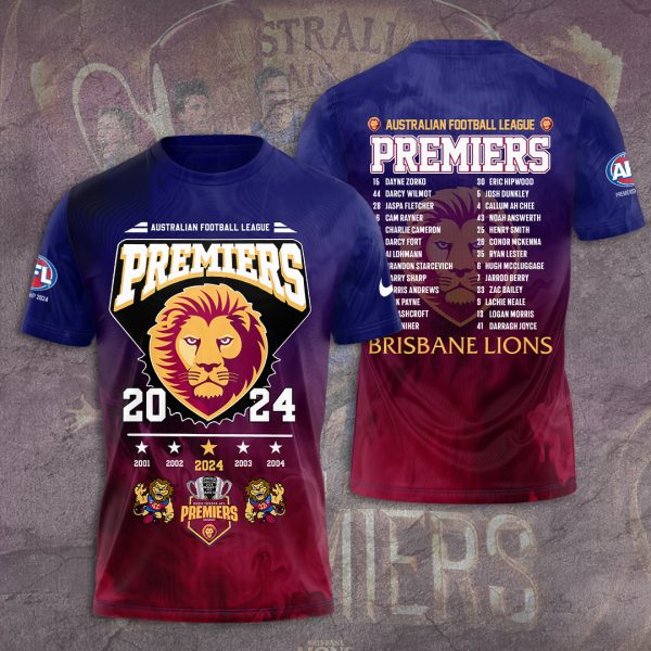 Brisbane Lions 3D Apparel - TANTN 8526