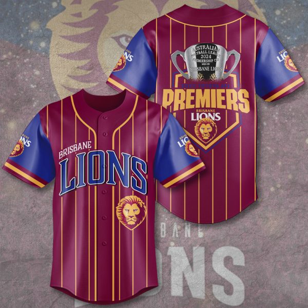 Brisbane Lions Baseball Jersey - HOATT 6447