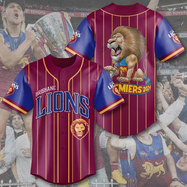 Brisbane Lions Baseball Jersey - HOATT 6448