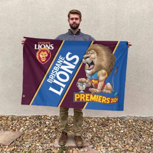 Brisbane Lions 3D House Flag - HOATT 6401