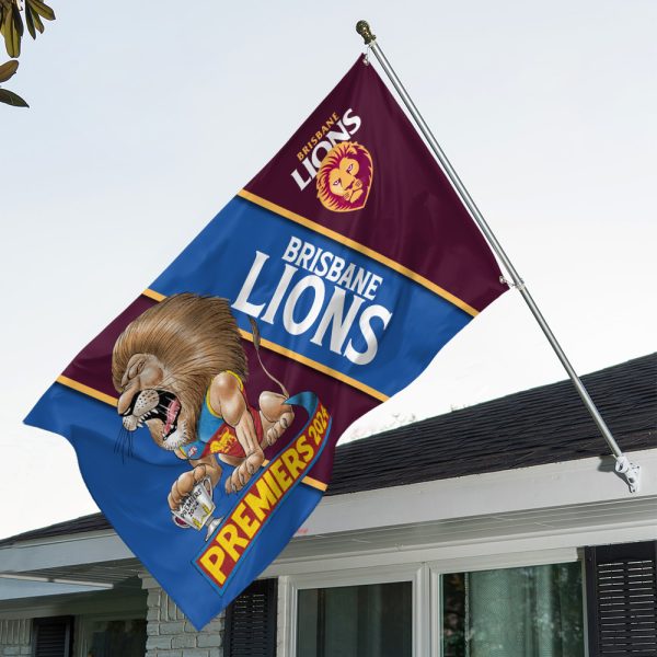 Brisbane Lions 3D House Flag - HOATT 6401