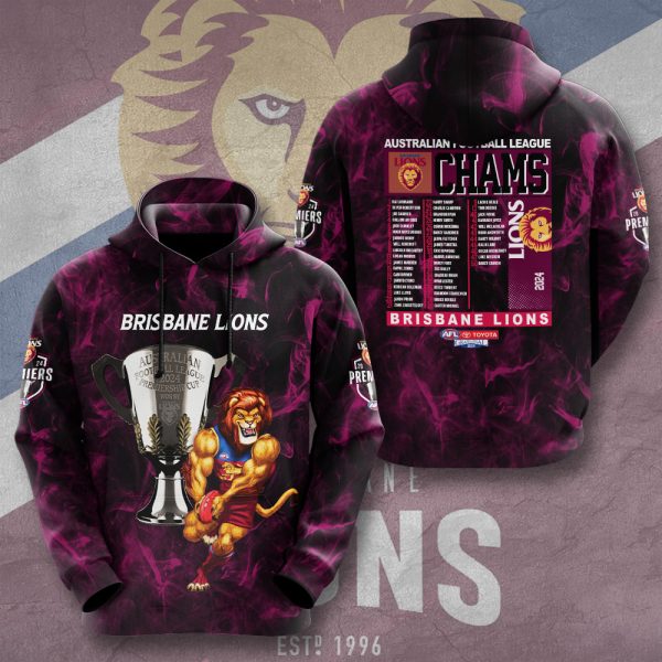 Brisbane Lions 3D Apparel - HOATT 6392