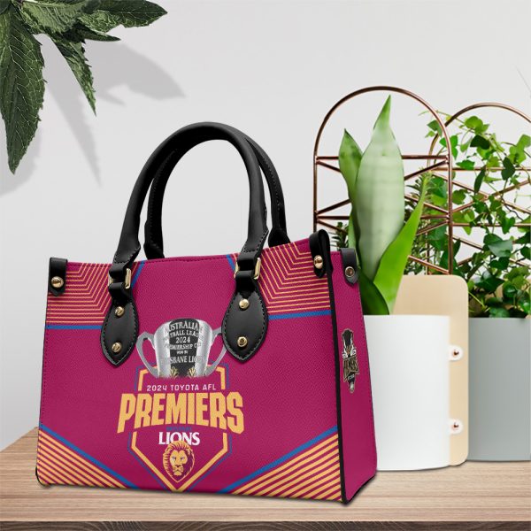 Brisbane Lions Leather HandBag - TANTN 8518