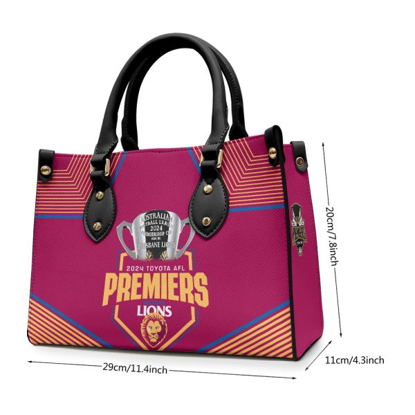 Brisbane Lions Leather HandBag - TANTN 8518