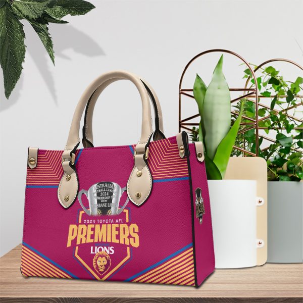 Brisbane Lions Leather HandBag - TANTN 8518