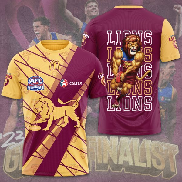 Brisbane Lions 3D Apparel - HOATT 6356