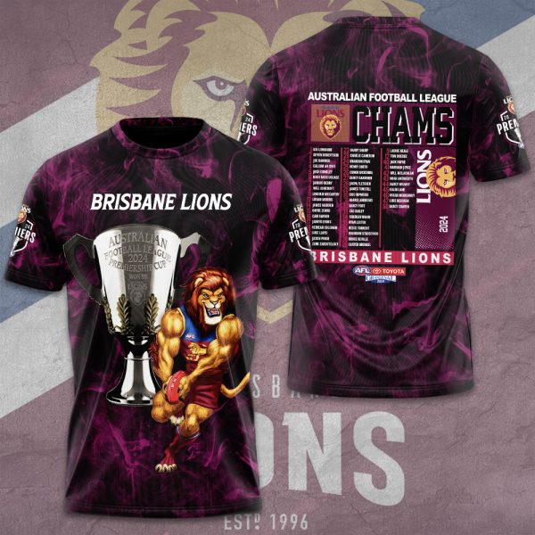 Brisbane Lions 3D Apparel - HOATT 6392