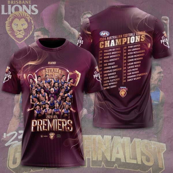 Brisbane Lions 3D Apparel - HOATT 6396