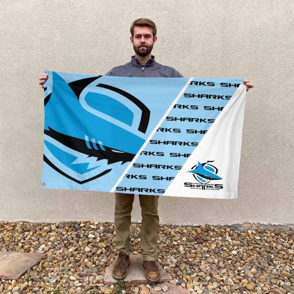 Cronulla-Sutherland Sharks 3D House Flag - HOATT 6303