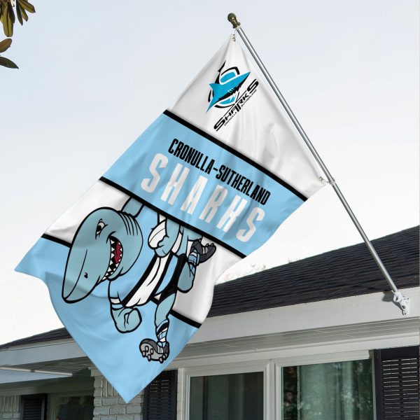 Cronulla-Sutherland Sharks 3D House Flag - HOATT 6307