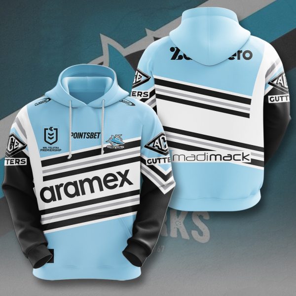 Cronulla-Sutherland Sharks 3D Apparel - MAITM 8146