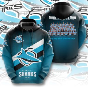 Cronulla-Sutherland Sharks 3D Apparel - VANDH 3498